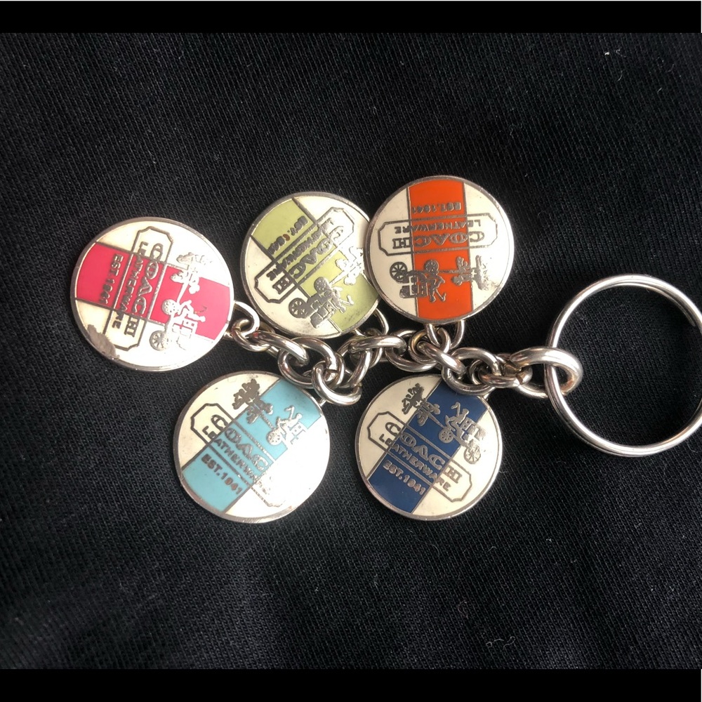 Authentic coach key chain